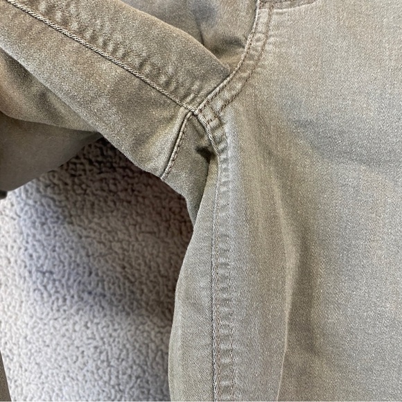 Democracy Ab Technology Greyish Olive Skinny Leg Pants Sz 8 - Picture 3 of 11